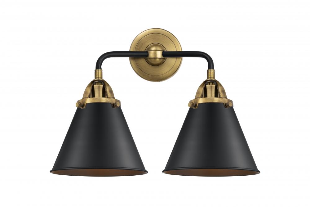 Appalachian - 2 Light - 16 inch - Black Antique Brass - Bath Vanity Light