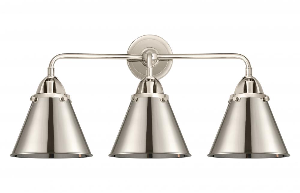 Appalachian - 3 Light - 26 inch - Polished Nickel - Bath Vanity Light