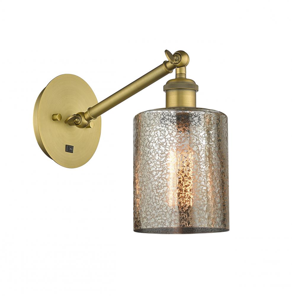 Cobbleskill - 1 Light - 5 inch - Brushed Brass - Sconce