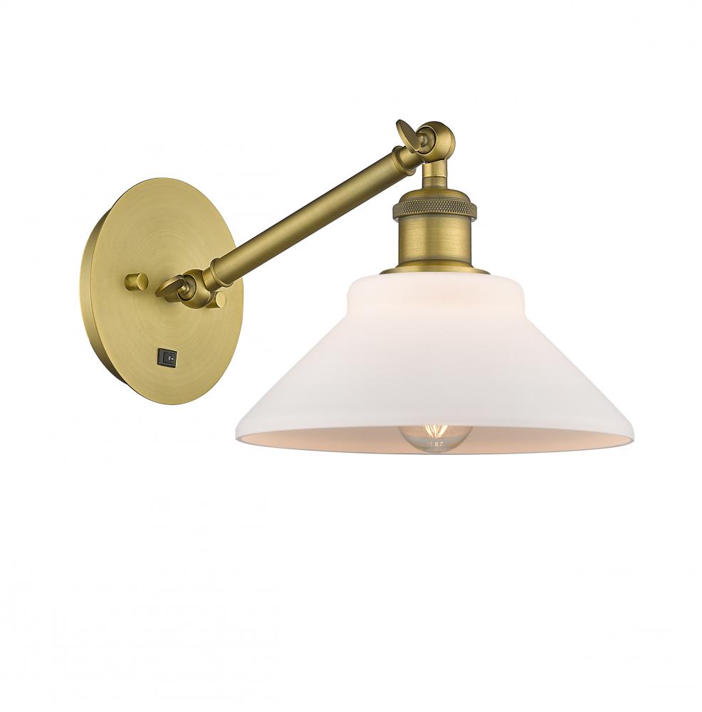 Orwell - 1 Light - 8 inch - Brushed Brass - Sconce