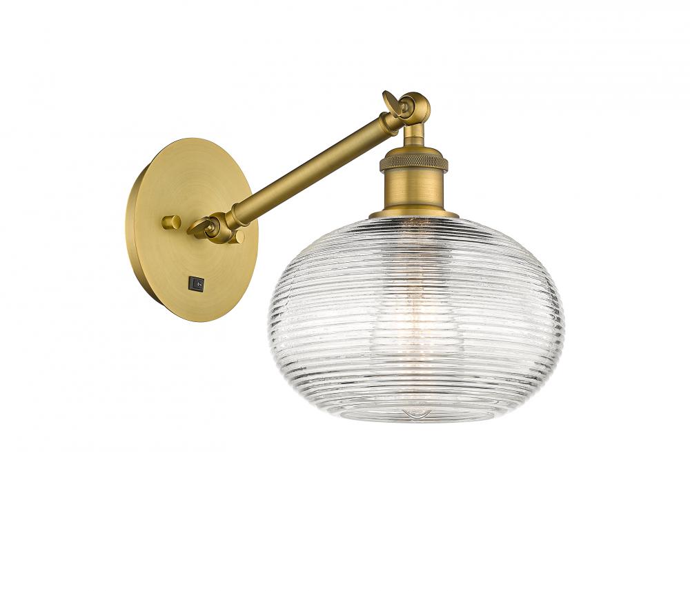Ithaca - 1 Light - 8 inch - Brushed Brass - Sconce