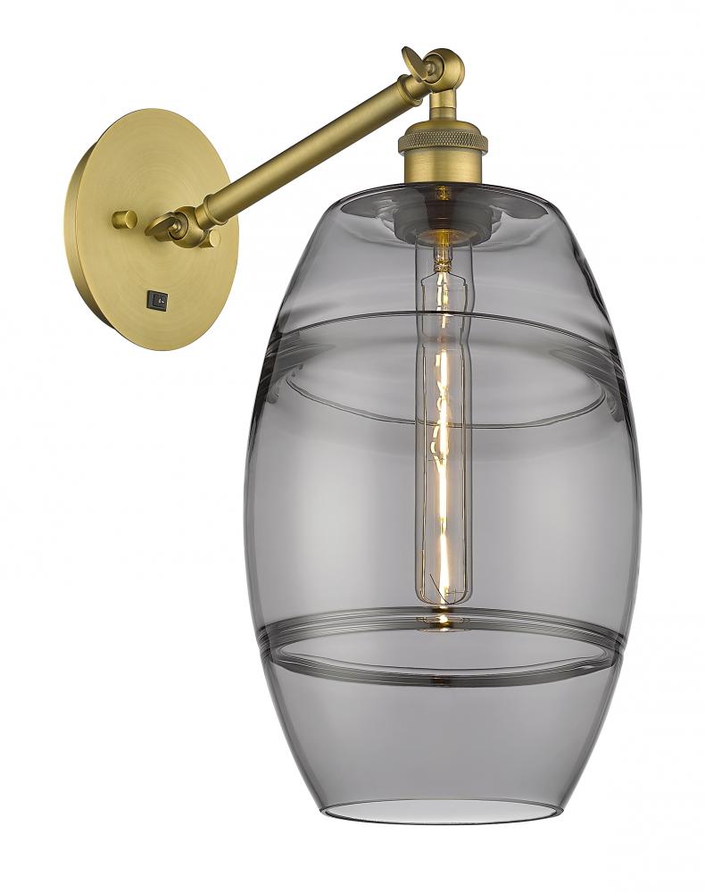 Vaz - 1 Light - 8 inch - Brushed Brass - Sconce