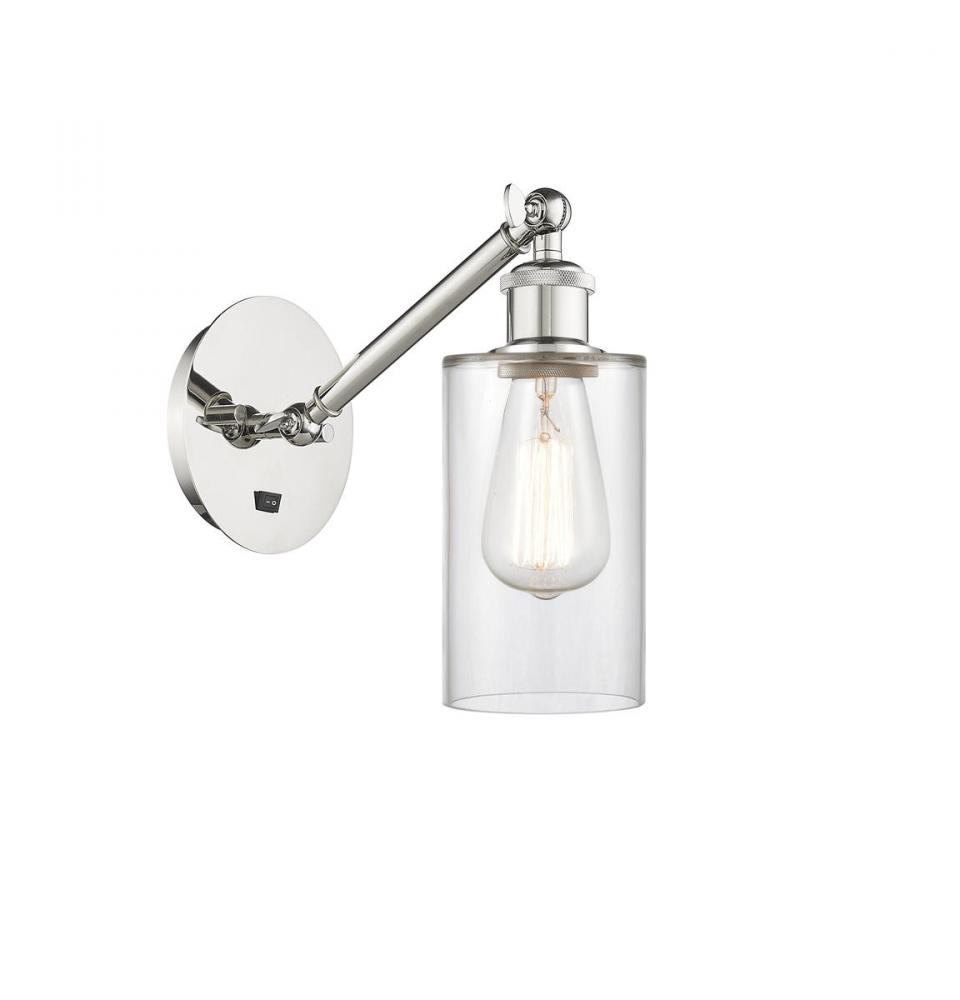 Clymer - 1 Light - 4 inch - Polished Nickel - Sconce