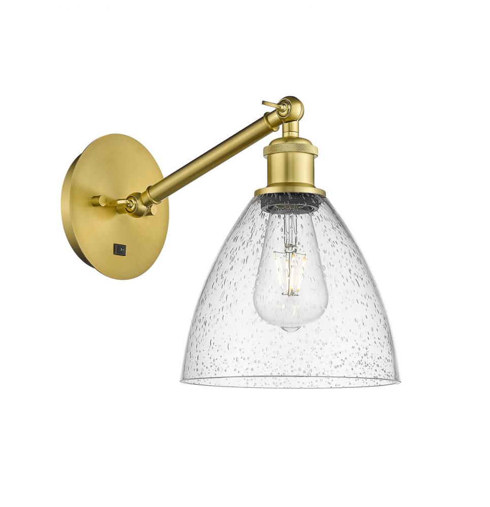 Bristol - 1 Light - 8 inch - Satin Gold - Sconce