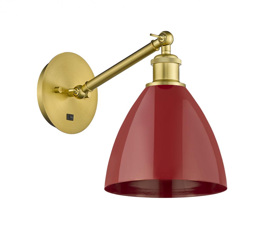 Plymouth - 1 Light - 8 inch - Satin Gold - Sconce