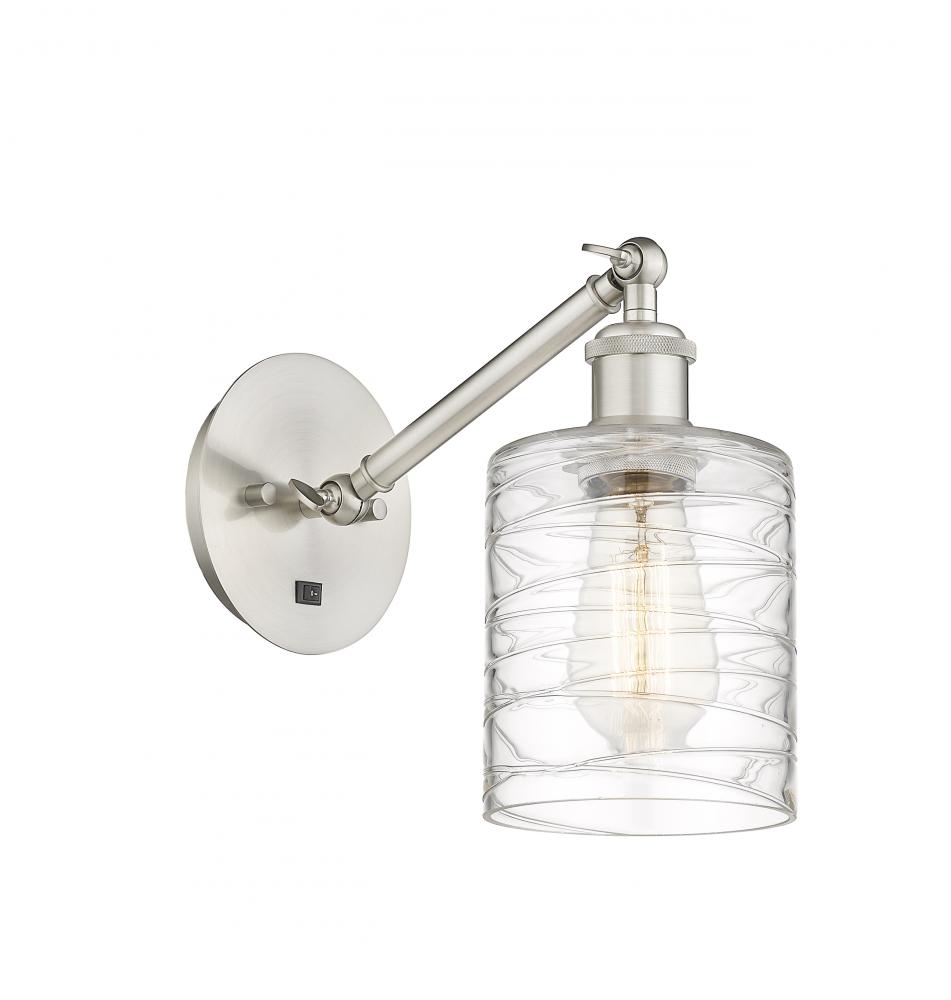 Cobbleskill - 1 Light - 5 inch - Brushed Satin Nickel - Sconce