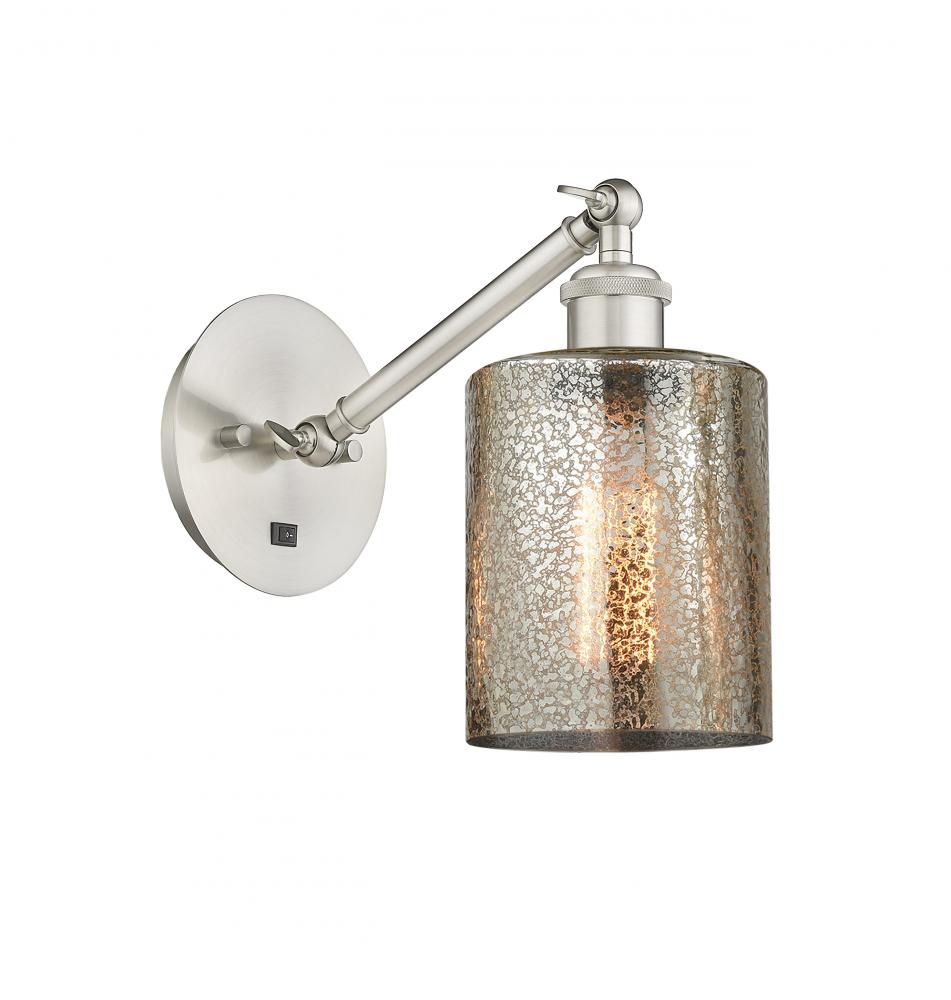 Cobbleskill - 1 Light - 5 inch - Brushed Satin Nickel - Sconce