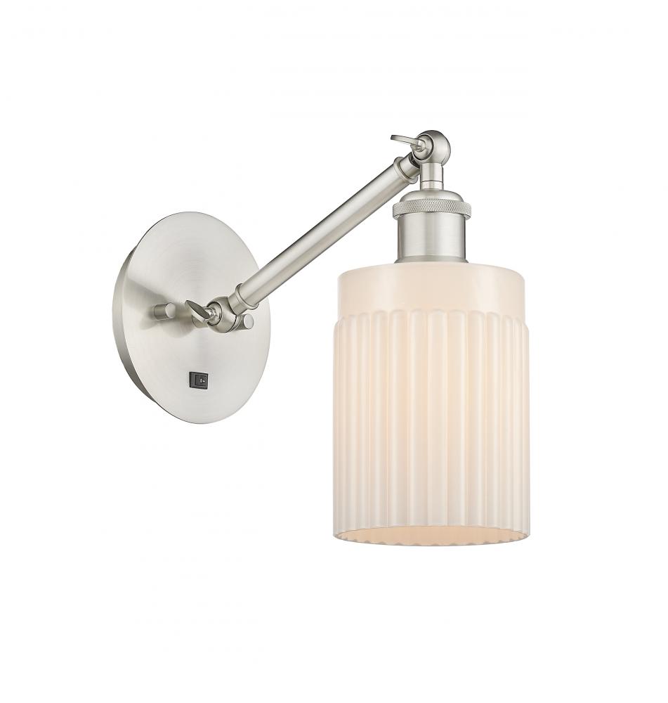 Hadley - 1 Light - 5 inch - Brushed Satin Nickel - Sconce