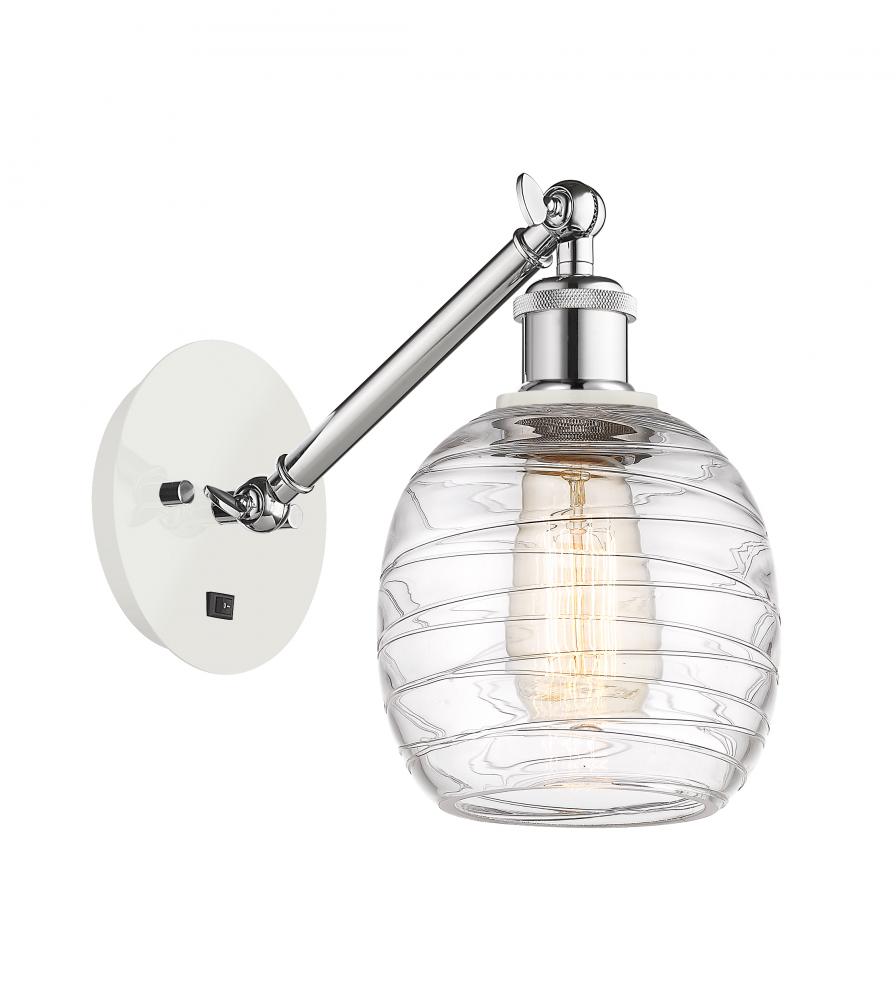 Belfast - 1 Light - 6 inch - White Polished Chrome - Sconce