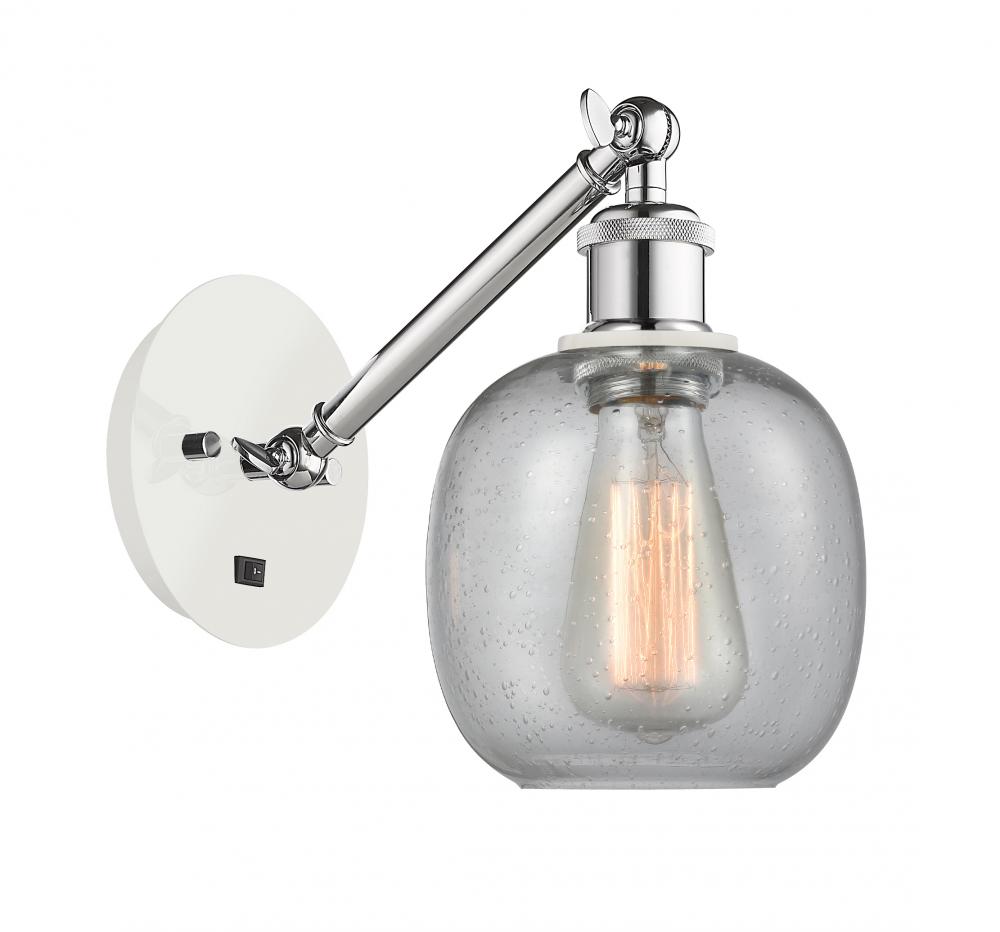 Belfast - 1 Light - 6 inch - White Polished Chrome - Sconce