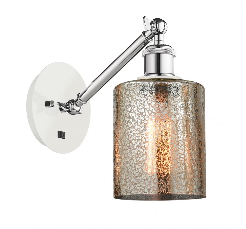 Cobbleskill - 1 Light - 5 inch - White Polished Chrome - Sconce