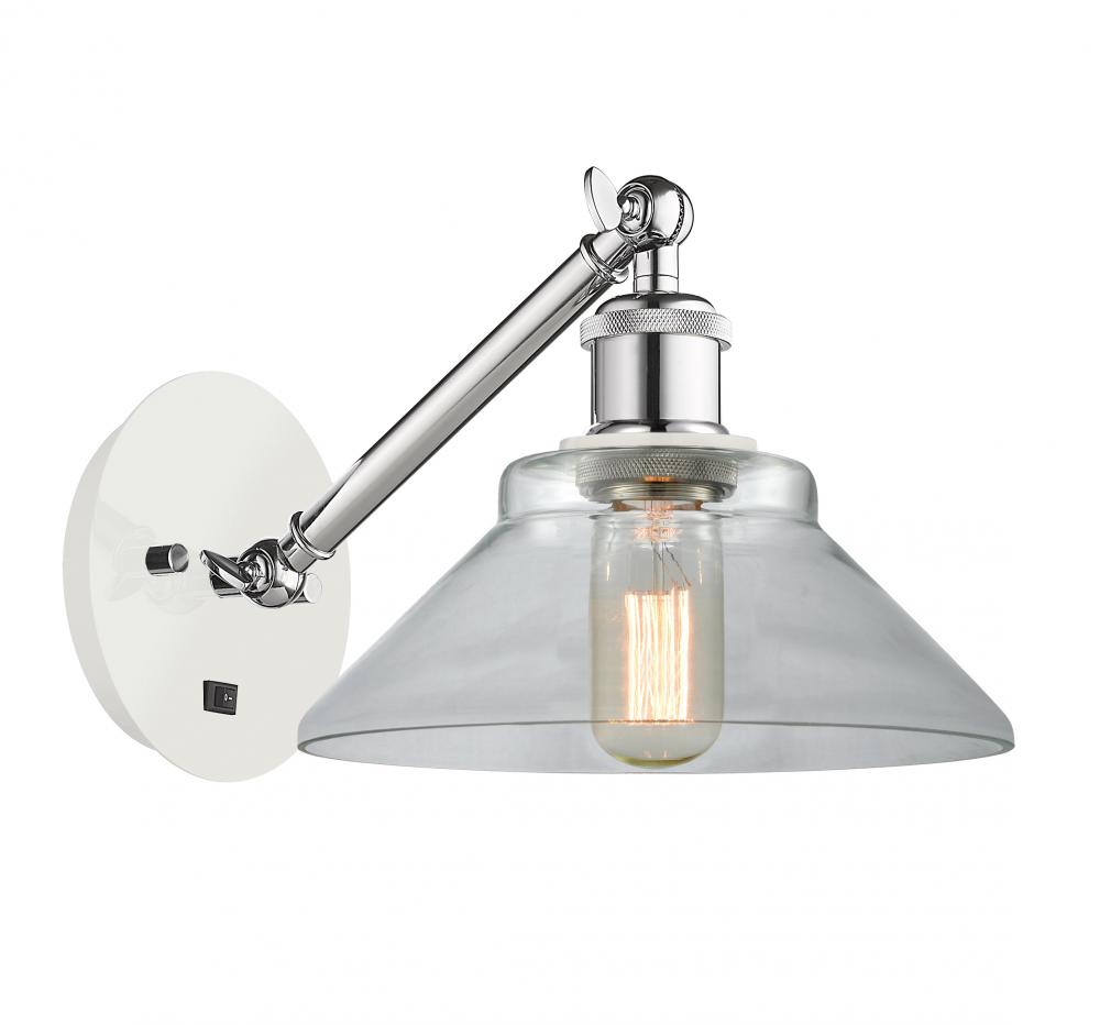 Orwell - 1 Light - 8 inch - White Polished Chrome - Sconce