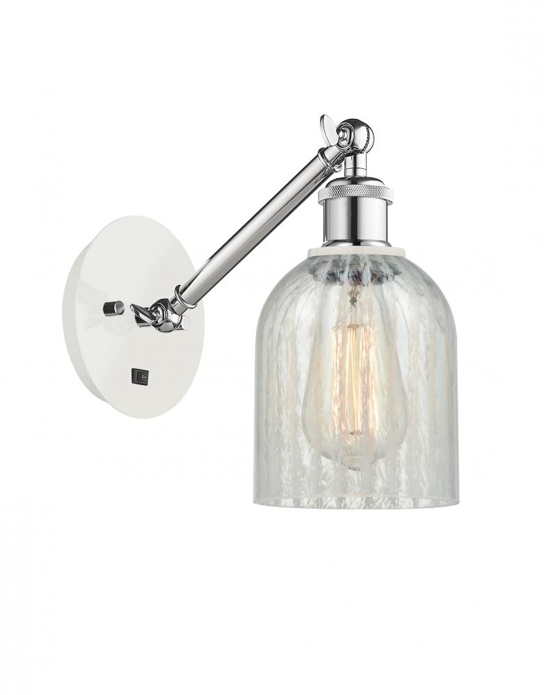 Caledonia - 1 Light - 5 inch - White Polished Chrome - Sconce