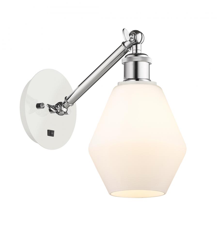 Cindyrella - 1 Light - 6 inch - White Polished Chrome - Sconce