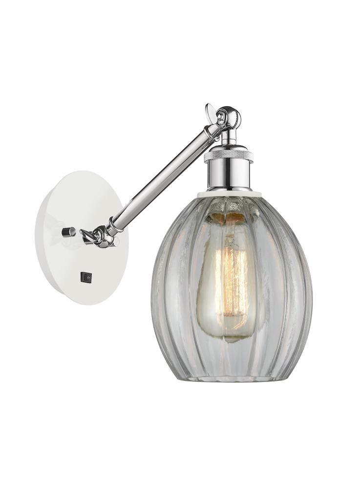 Eaton - 1 Light - 6 inch - White Polished Chrome - Sconce