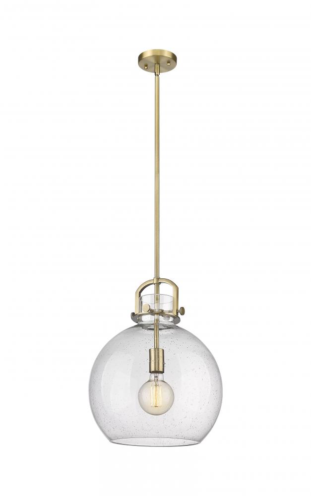 Newton Sphere - 1 Light - 14 inch - Brushed Brass - Multi Pendant