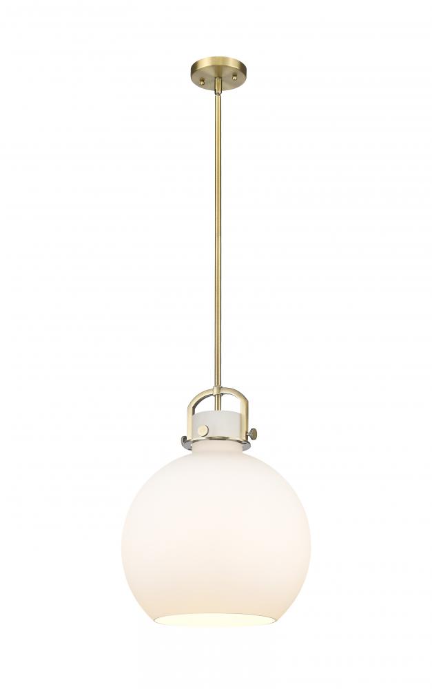 Newton Sphere - 1 Light - 14 inch - Brushed Brass - Multi Pendant