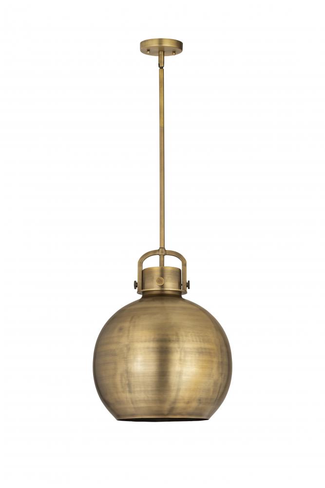 Newton Sphere - 1 Light - 14 inch - Brushed Brass - Multi Pendant