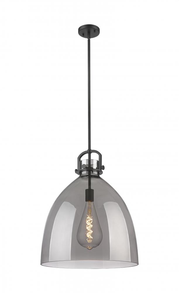 Newton Bell - 1 Light - 18 inch - Matte Black - Multi Pendant