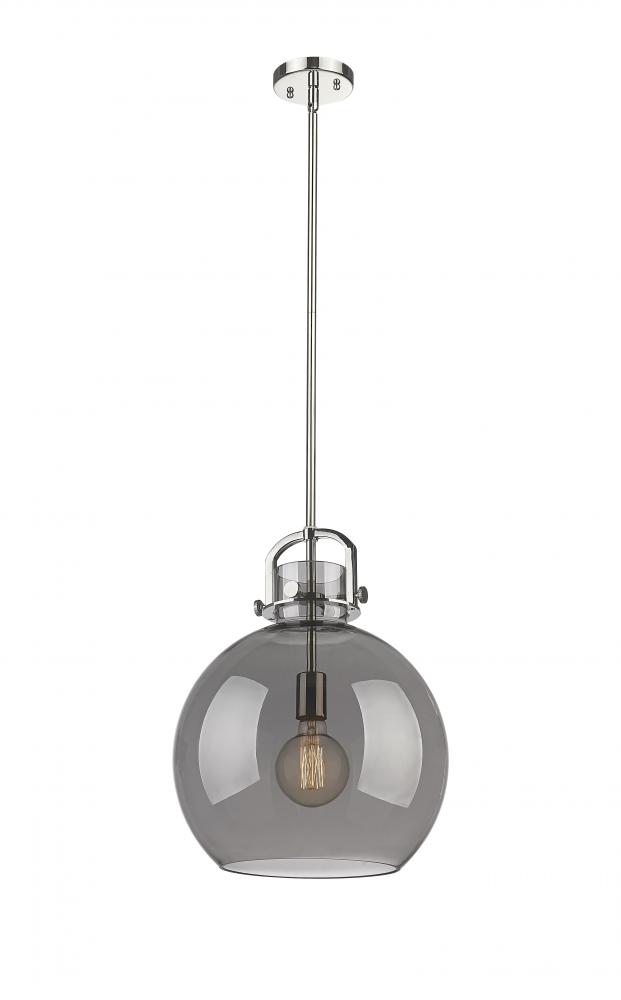 Newton Sphere - 1 Light - 14 inch - Polished Nickel - Multi Pendant