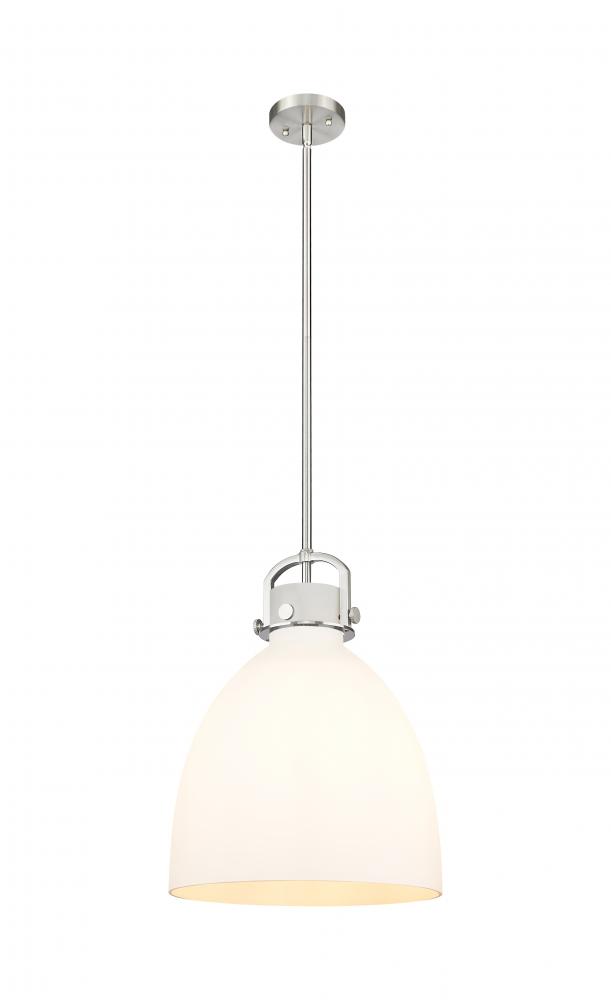 Newton Bell - 1 Light - 14 inch - Satin Nickel - Multi Pendant