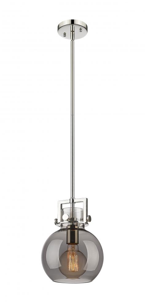 Newton Sphere - 1 Light - 8 inch - Polished Nickel - Mini Pendant