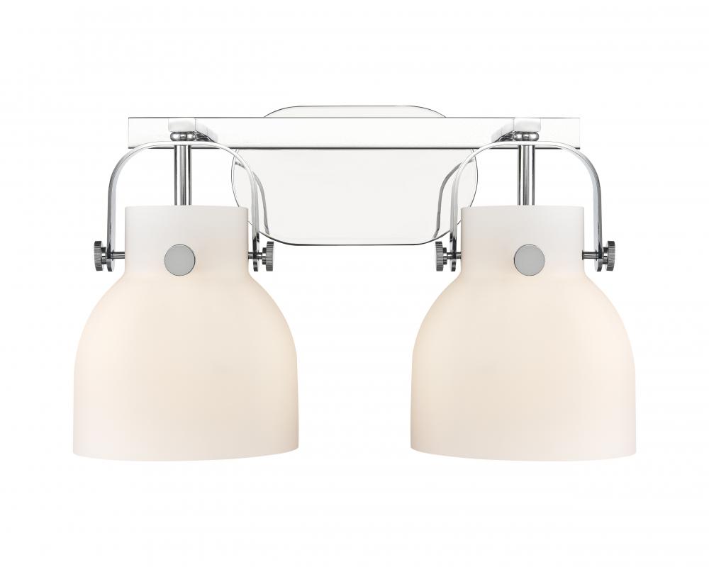 Pilaster II Bell - 2 Light - 17 inch - Polished Chrome - Bath Vanity Light