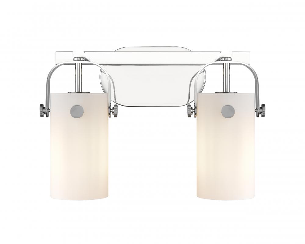 Pilaster - 2 Light - 15 inch - Polished Chrome - Bath Vanity Light