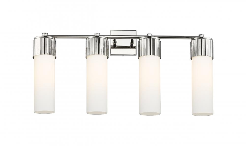 Bolivar - 4 Light - 31 inch - Polished Nickel - Bath Vanity Light