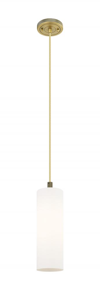 Crown Point - 1 Light - 5 inch - Brushed Brass - Pendant