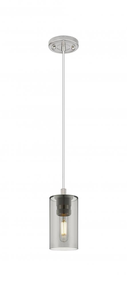 Crown Point - 1 Light - 5 inch - Satin Nickel - Pendant