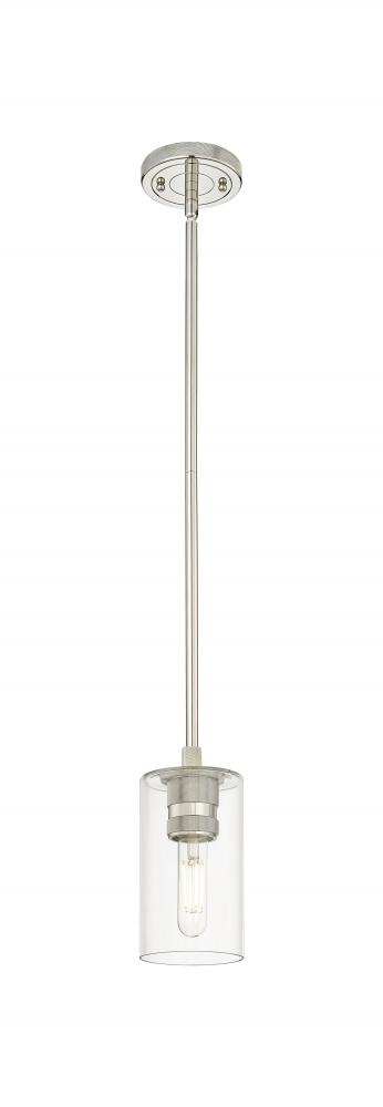 Crown Point - 1 Light - 5 inch - Polished Nickel - Pendant