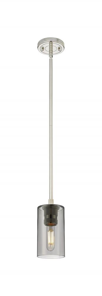 Crown Point - 1 Light - 5 inch - Polished Nickel - Pendant