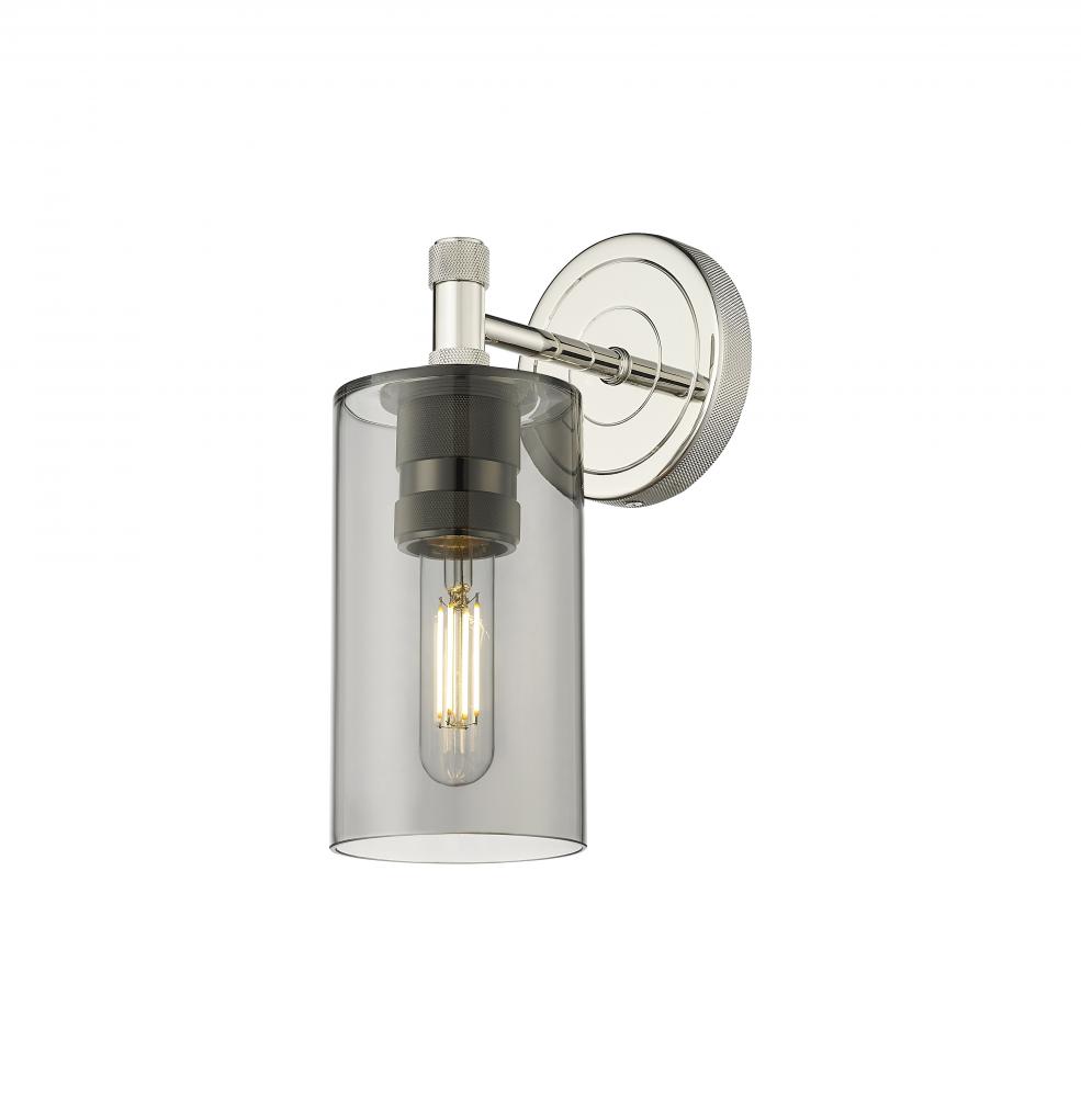 Crown Point - 1 Light - 5 inch - Polished Nickel - Sconce