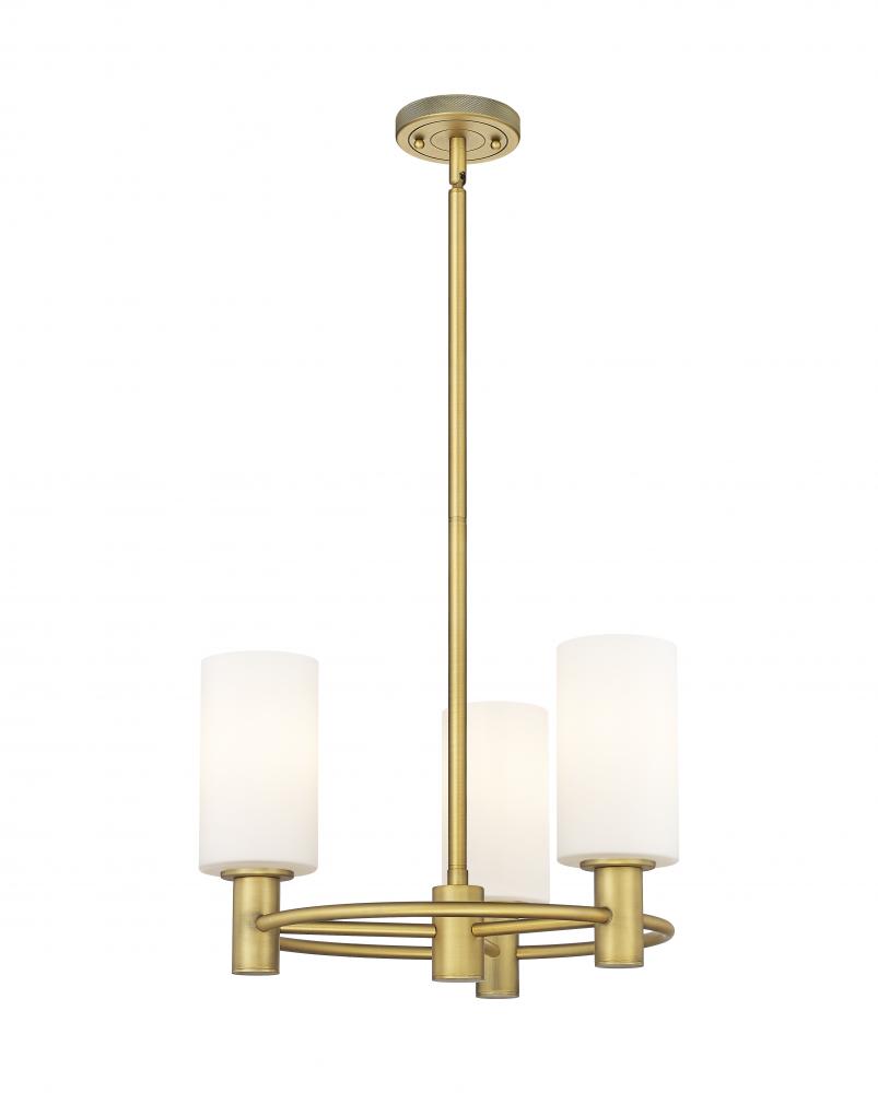 Crown Point - 3 Light - 18 inch - Brushed Brass - Pendant