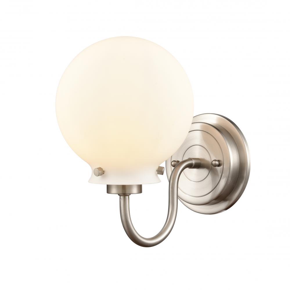 Olivia - 1 Light - 6 inch - Satin Nickel - Bath Vanity Light