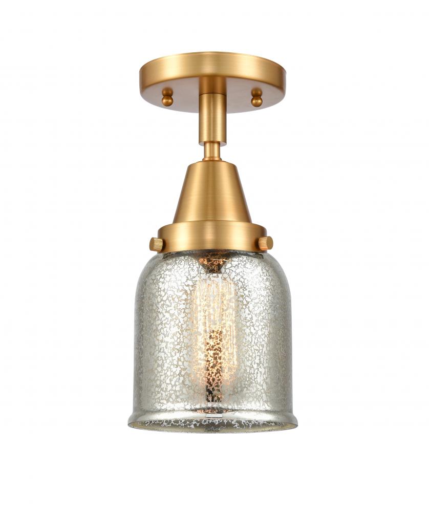 Bell - 1 Light - 5 inch - Satin Gold - Flush Mount