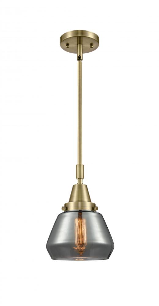 Fulton - 1 Light - 7 inch - Antique Brass - Mini Pendant