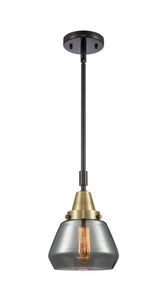 Fulton - 1 Light - 7 inch - Black Antique Brass - Mini Pendant