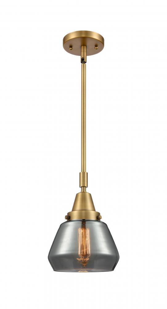 Fulton - 1 Light - 7 inch - Brushed Brass - Mini Pendant