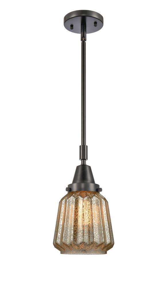 Chatham - 1 Light - 7 inch - Matte Black - Mini Pendant