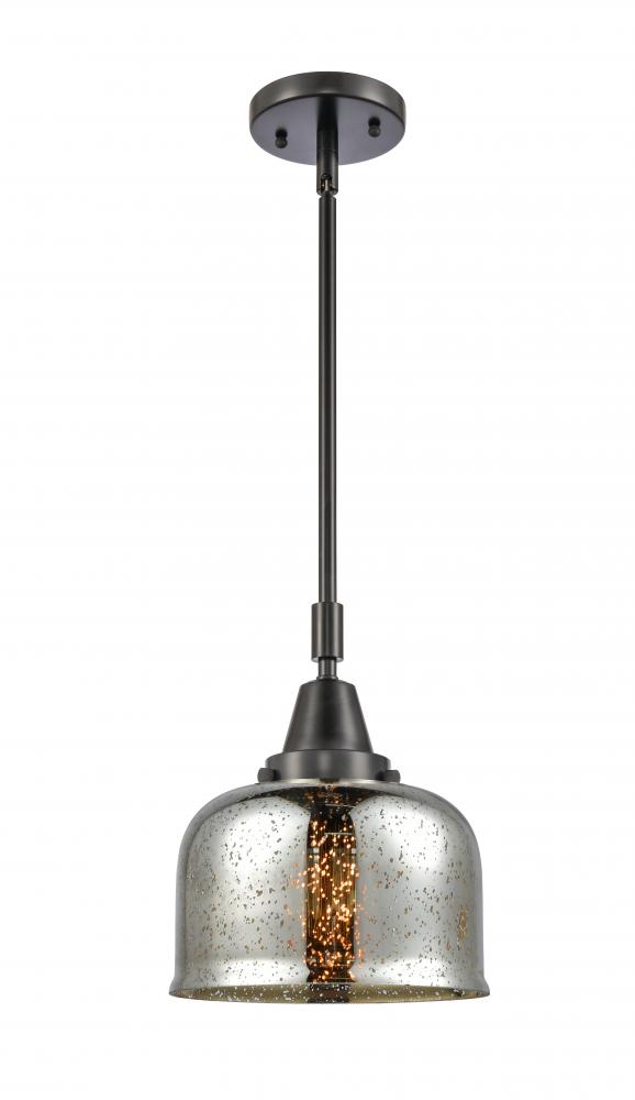 Bell - 1 Light - 8 inch - Matte Black - Mini Pendant