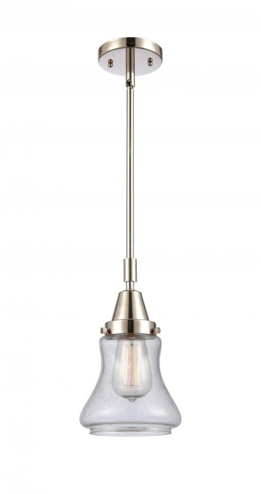 Bellmont - 1 Light - 7 inch - Polished Nickel - Mini Pendant