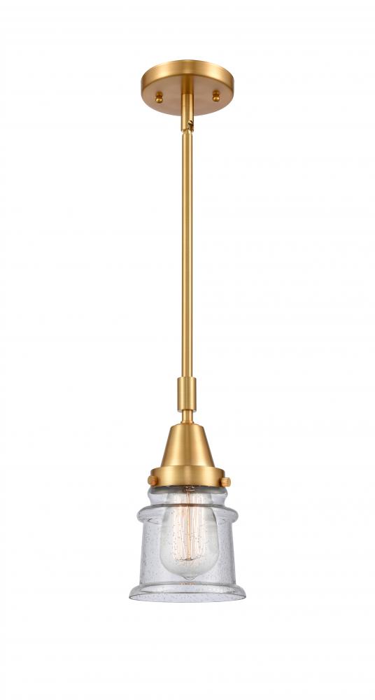 Canton - 1 Light - 7 inch - Satin Gold - Mini Pendant
