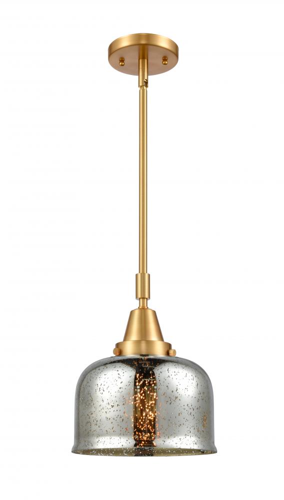 Bell - 1 Light - 8 inch - Satin Gold - Mini Pendant