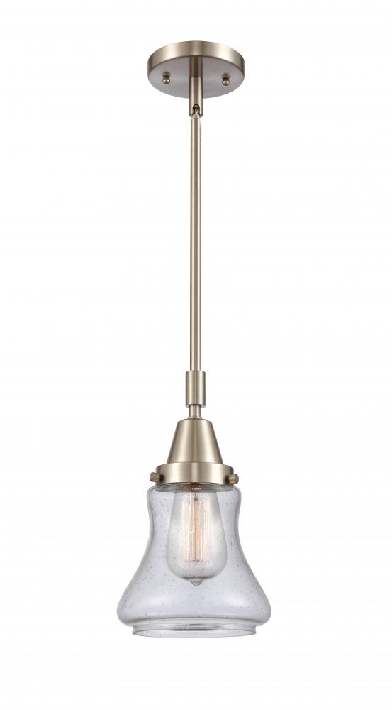 Bellmont - 1 Light - 7 inch - Brushed Satin Nickel - Mini Pendant