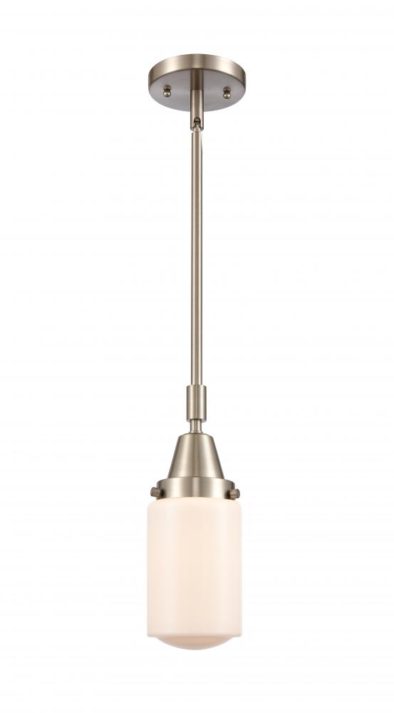 Dover - 1 Light - 5 inch - Brushed Satin Nickel - Mini Pendant