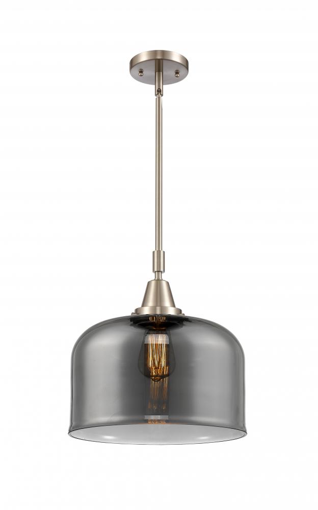 Bell - 1 Light - 12 inch - Brushed Satin Nickel - Mini Pendant