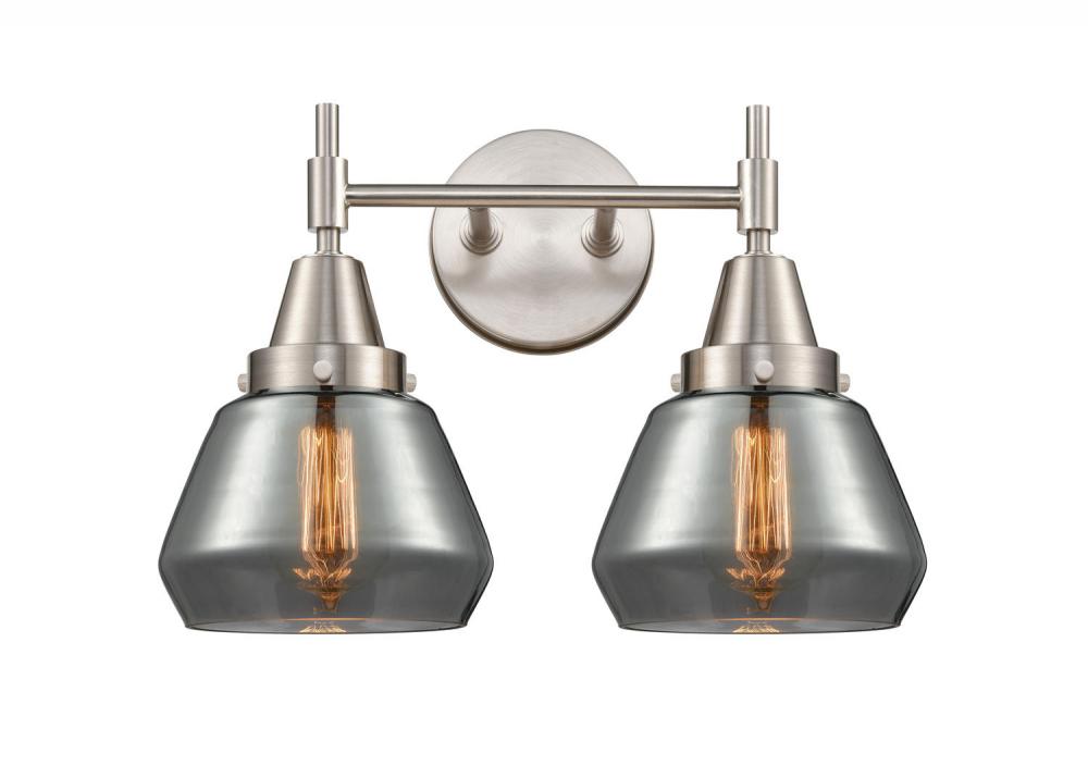 Fulton - 2 Light - 16 inch - Satin Nickel - Bath Vanity Light