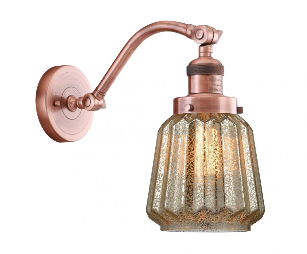 Chatham - 1 Light - 7 inch - Antique Copper - Sconce